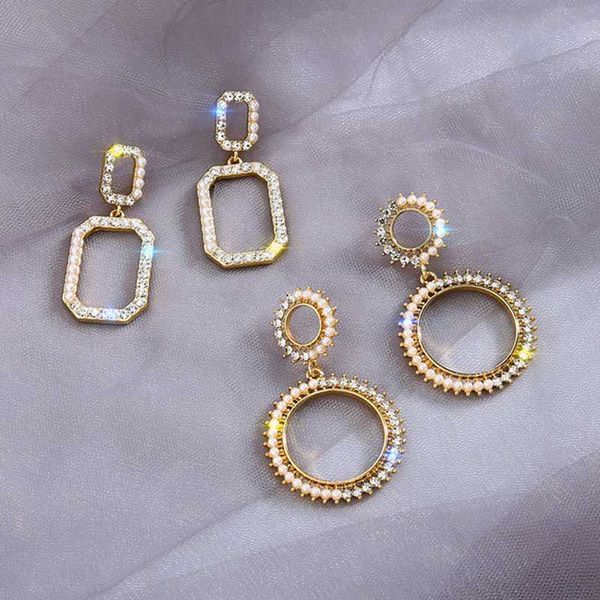 female imitation pearls drop earrings fashion 925 silver wedding jewelry double round crystal zircon earrings for women
female imitation pearls drop earrings fashion 925 silver wedding jewelry double round crystal zircon earrings for women