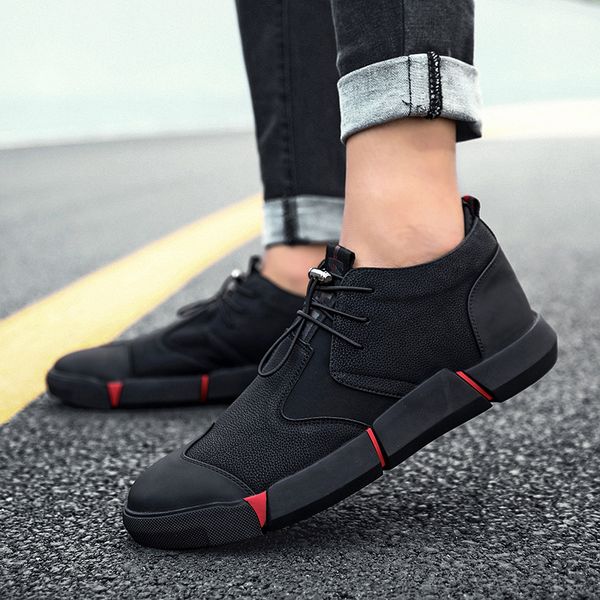 leather boots men casual shoes winter warm botas with fur male sneakers comfort ankle boots fashion footwear sapato masculino, Black
leather boots men casual shoes winter warm botas with fur male sneakers comfort ankle boots fashion footwear sapato masculino, Black