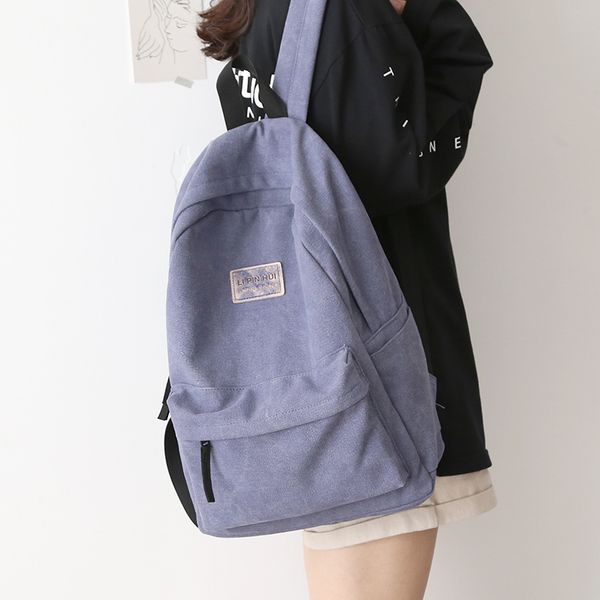 simple fashion women solid color backpack teenage girls all-match canvas bag casual retro outdoor cloth bags mochila df636
simple fashion women solid color backpack teenage girls all-match canvas bag casual retro outdoor cloth bags mochila df636
