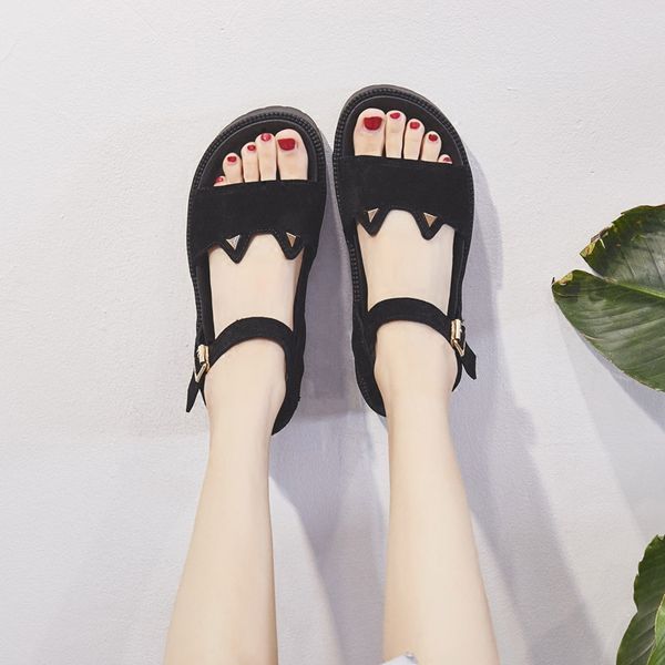 2020 new wild fashion tide thick crust summer ins movement fairy wind muffin beach, Black
2020 new wild fashion tide thick crust summer ins movement fairy wind muffin beach, Black