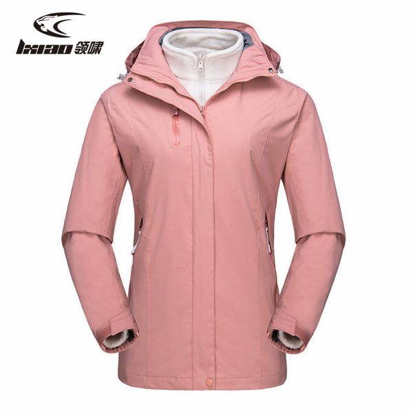 lxiao winter jacket women waterproof jacket 2 pieces softshell fleece women windbreaker female outdoor hiking coat, Blue;black
lxiao winter jacket women waterproof jacket 2 pieces softshell fleece women windbreaker female outdoor hiking coat, Blue;black