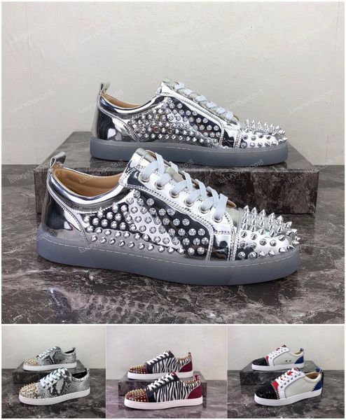 оптовая моды mens женщин дизайнерские причинно обувь low top кружевные кроссовки для мужчин роскошные черные кожаные шипы обувь chaussures
оптовая моды mens женщин дизайнерские причинно обувь low top кружевные кроссовки для мужчин роскошные черные кожаные шипы обувь chaussures