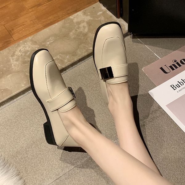 women's shoe metal decoration sweet 2019 round toe loafers new women flats woman loafers leather female shoes slip u15-37, Black
women's shoe metal decoration sweet 2019 round toe loafers new women flats woman loafers leather female shoes slip u15-37, Black