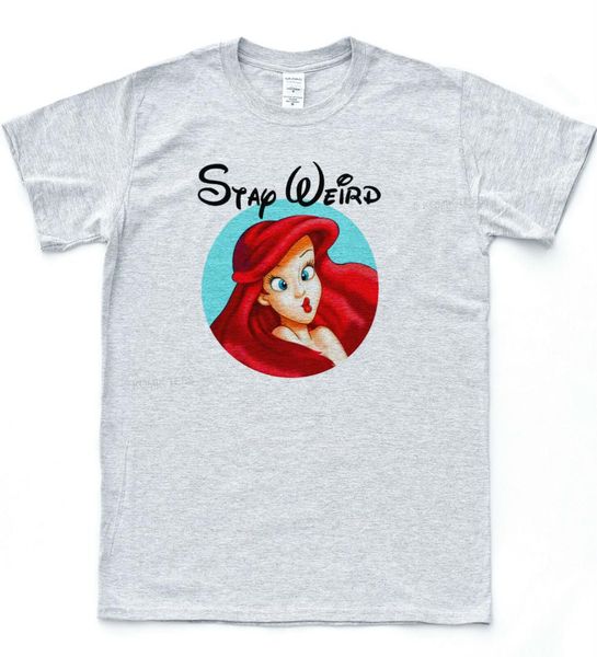 stay weird ariel parody t-shirt little princess mermaid fun novelty tee, White;black
stay weird ariel parody t-shirt little princess mermaid fun novelty tee, White;black