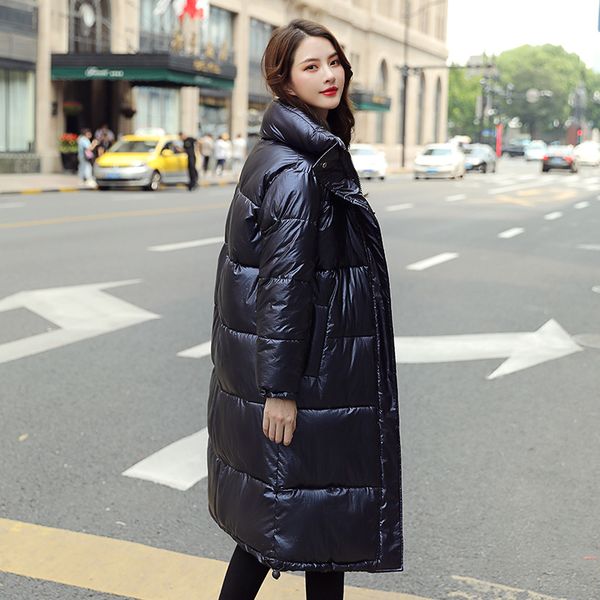 2019 new metallic blue pink colored bright jacket with hooded coat for women winter warm cotton soft long parks bomber, Tan;black
2019 new metallic blue pink colored bright jacket with hooded coat for women winter warm cotton soft long parks bomber, Tan;black