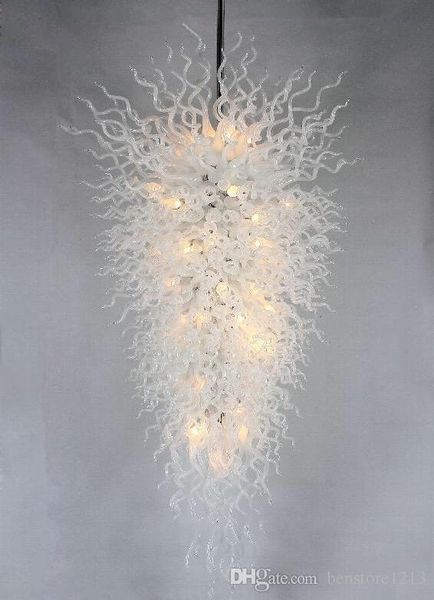 hand blown glass chandelier lighting white color living room glass art decor led pendant light
hand blown glass chandelier lighting white color living room glass art decor led pendant light