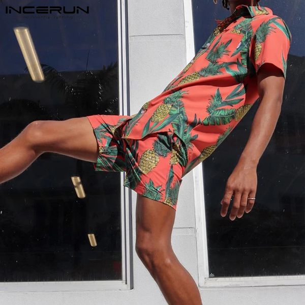 incerun summer men printed sets short sleeve lapel beach vacation shirts drawstring shorts hawaiian sets men 2 pieces streetwear, Gray
incerun summer men printed sets short sleeve lapel beach vacation shirts drawstring shorts hawaiian sets men 2 pieces streetwear, Gray