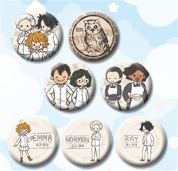 pins, brooches anime the promised neverland cartoon pin brooch badge cosplay prop for boy girl backpack decor collection christmas gift 7pcs, Gray
pins, brooches anime the promised neverland cartoon pin brooch badge cosplay prop for boy girl backpack decor collection christmas gift 7pcs, Gray