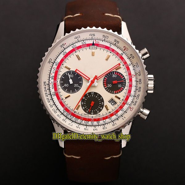 v9 navitimer b01 43 ab01219a1g1x1 twa special edition eta a7750 automatic chronograph mens watch two way rotation bezel designer watches, Slivery;brown
v9 navitimer b01 43 ab01219a1g1x1 twa special edition eta a7750 automatic chronograph mens watch two way rotation bezel designer watches, Slivery;brown