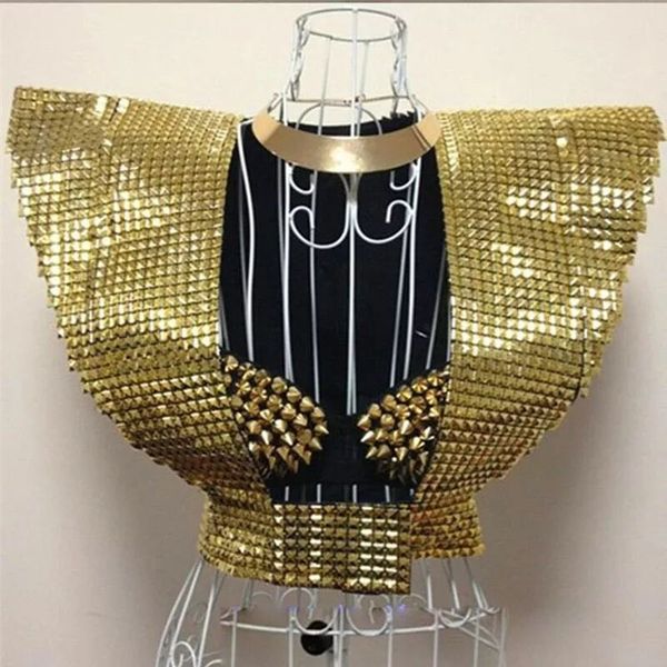 silver gold sequined armor novelty short vest female dance costume bar nightclub dj singer show stage wear, Black;white
silver gold sequined armor novelty short vest female dance costume bar nightclub dj singer show stage wear, Black;white