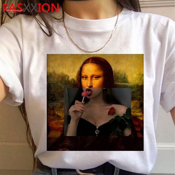 мона лиза эстетическая забавный мультфильм тенниска женщин grunge vintage 90s t shirt graphic мода tshirt streetwear новые лучшие тис женщин, White
мона лиза эстетическая забавный мультфильм тенниска женщин grunge vintage 90s t shirt graphic мода tshirt streetwear новые лучшие тис женщин, White
