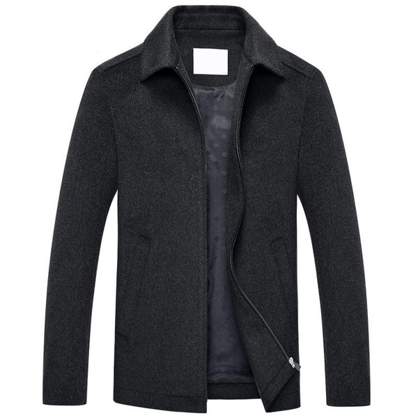 wool coat men turn down collar thick casual woolen jacket middle age men's new style wool outerwear plus size, Black
wool coat men turn down collar thick casual woolen jacket middle age men's new style wool outerwear plus size, Black