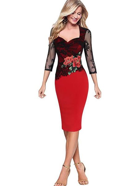 womens plus size dresses rose embroidery autumn elegant temperament lace long sleeved sweetheart pencil dresses womens party dresses, White;black
womens plus size dresses rose embroidery autumn elegant temperament lace long sleeved sweetheart pencil dresses womens party dresses, White;black