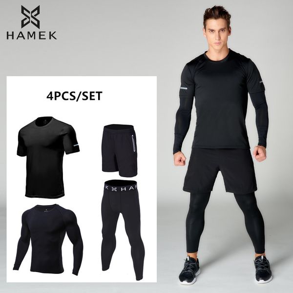 hamek 2020 new men running sets quick dry jogging sport gym compression suit yoga fitness set men basketball suit set 4pices/set, Black;blue
hamek 2020 new men running sets quick dry jogging sport gym compression suit yoga fitness set men basketball suit set 4pices/set, Black;blue