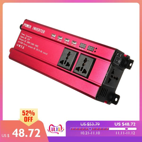 p eak 10000w car solar power inverter dc 12v to ac 200-240v sine wave usb converter voltage transformer usb modified sine wave
p eak 10000w car solar power inverter dc 12v to ac 200-240v sine wave usb converter voltage transformer usb modified sine wave
