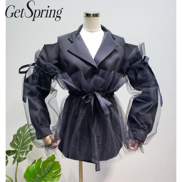 getspring женский пиджак с длинными рукавами, однотонная пуговица с длинными рукавами, черный пиджак, черный пиджак, осень-зима, White;black
getspring женский пиджак с длинными рукавами, однотонная пуговица с длинными рукавами, черный пиджак, черный пиджак, осень-зима, White;black
