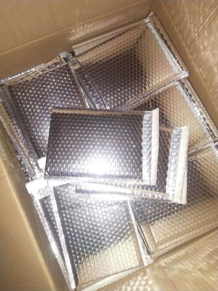 5 sizes 40pcs silver padded shipping envelope metallic bubble mailer aluminum foil gift bag packing wrap
5 sizes 40pcs silver padded shipping envelope metallic bubble mailer aluminum foil gift bag packing wrap