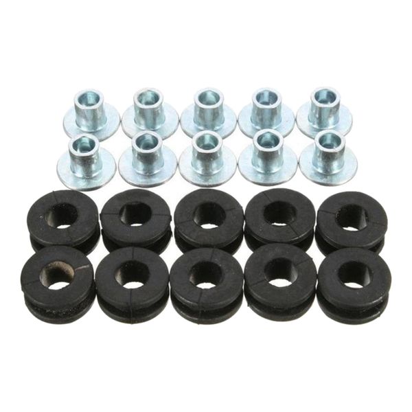 10pcs motorcycle rubber grommets for honda yamaha suzuki kawasaki fairings - 6mm inner hole size
10pcs motorcycle rubber grommets for honda yamaha suzuki kawasaki fairings - 6mm inner hole size
