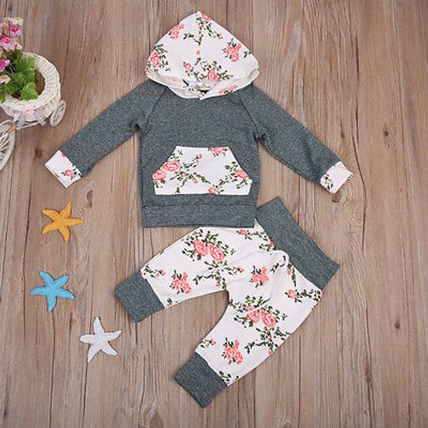 newborn baby boy girl floral clothes long sleeve hooded +floral long pants leggings outfits set, White
newborn baby boy girl floral clothes long sleeve hooded +floral long pants leggings outfits set, White