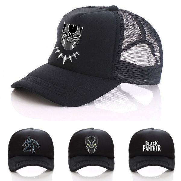 super hero black panther caps hat men women trucker cap cool summer caps adjustable baseball mesh cap women men hat, Blue;gray
super hero black panther caps hat men women trucker cap cool summer caps adjustable baseball mesh cap women men hat, Blue;gray