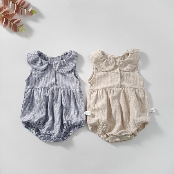 2020 new baby girls boys plaid cotton romper sleeveless summer kids jumpsuit 0-2t, Blue
2020 new baby girls boys plaid cotton romper sleeveless summer kids jumpsuit 0-2t, Blue