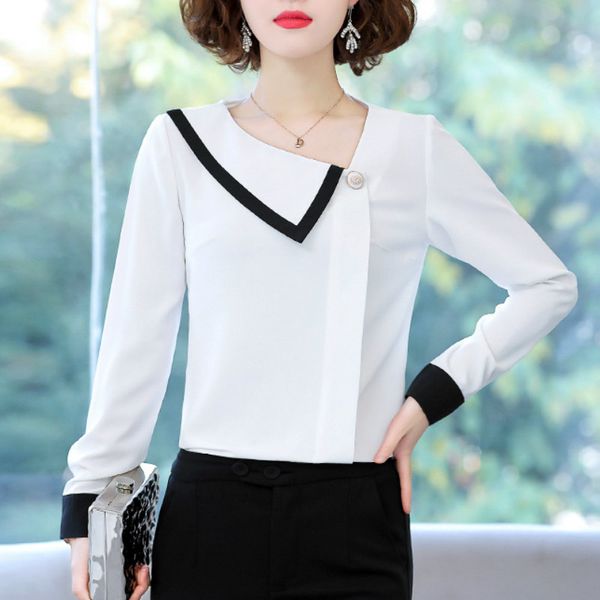 fashion v-neck chiffon shirts women blouses office long-sleeve work blusas korean 2020 spring elegant loose white shirt
fashion v-neck chiffon shirts women blouses office long-sleeve work blusas korean 2020 spring elegant loose white shirt