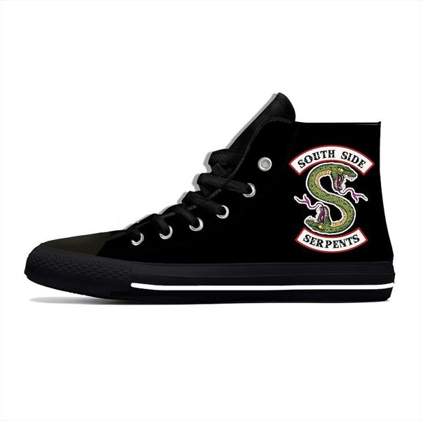 riverdale south side novelty design lightweight high canvas shoes men women casual breathable sneakers, Black
riverdale south side novelty design lightweight high canvas shoes men women casual breathable sneakers, Black