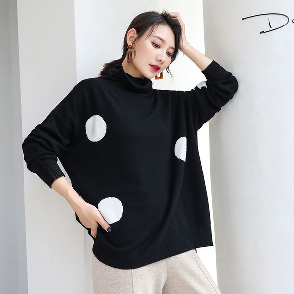loose turtleneck woollen women's sweater cardigan ladies 2020 autumn /winter leggings fashion outerwear pile neck whole wool, White;black
loose turtleneck woollen women's sweater cardigan ladies 2020 autumn /winter leggings fashion outerwear pile neck whole wool, White;black
