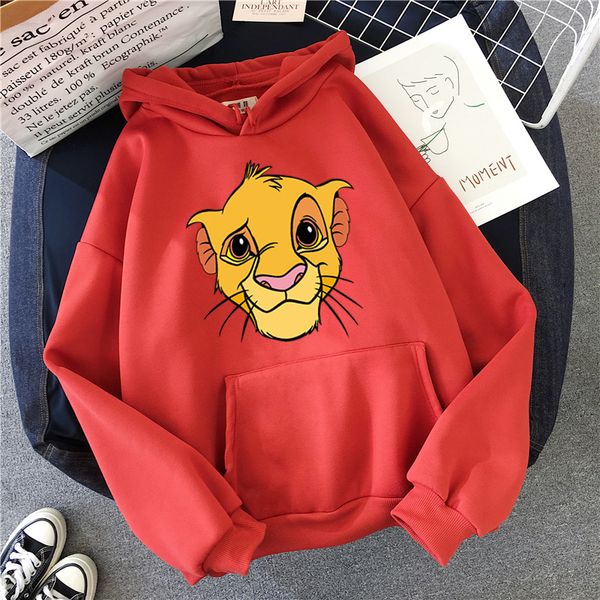 women lion king hoodies hat sweatshirt velvet thicken oversized hoodie cartoon cute pullover harajuku aesthetic streetwear hot, Black
women lion king hoodies hat sweatshirt velvet thicken oversized hoodie cartoon cute pullover harajuku aesthetic streetwear hot, Black