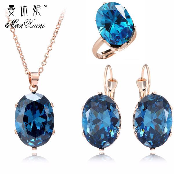 2018 wedding rose gold цвет ювелирные наборы большой cz синий камень кулон ожерелье чокеровщика серьги для подарка день oorbell женщины мате, Silver
2018 wedding rose gold цвет ювелирные наборы большой cz синий камень кулон ожерелье чокеровщика серьги для подарка день oorbell женщины мате, Silver