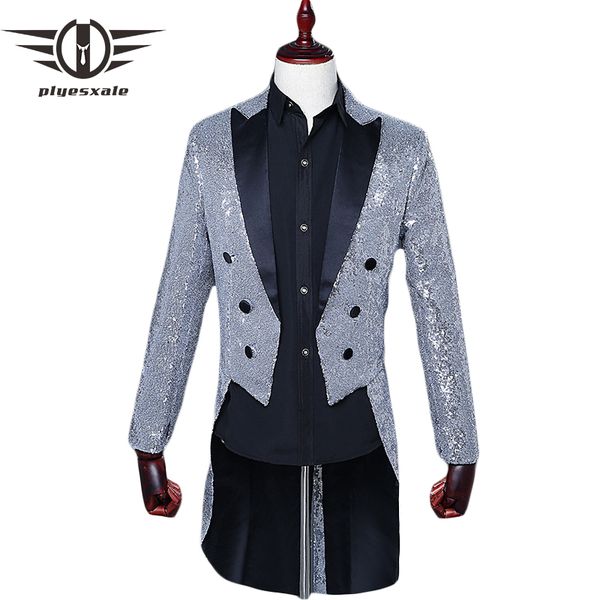 plyesxale tuxedo blazer men 2018 black red blue silver gold sequin blazer jacket man slim fit tailcoat stage party blazers q292, White;black
plyesxale tuxedo blazer men 2018 black red blue silver gold sequin blazer jacket man slim fit tailcoat stage party blazers q292, White;black