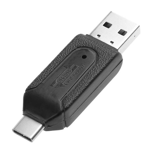 

None High Speed ​​480Mbps USB2.0 OTG Type-C USB 3.1 Устройство чтения карт памяти для SD TF Micro SD карты мобильного телефона
