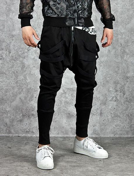 мужчины повседневные брюки мужские joggers pant 2018. марка мужской hip hop хлопковые штаны твердая шнуровка zipper брюки street style гарем, Black
мужчины повседневные брюки мужские joggers pant 2018. марка мужской hip hop хлопковые штаны твердая шнуровка zipper брюки street style гарем, Black