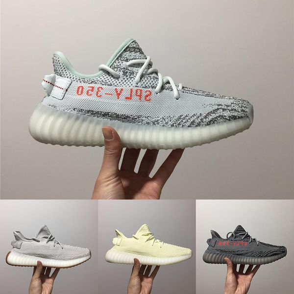 

2019 дизайнерская обувь мужская V2.0 Yellow Off Semi Frozen Cream Белая Зебра Bred Beluga Kanye West Кроссов