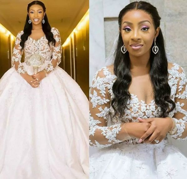 african long sleeves wedding dress a line appliques lace beach country garden bridal gown custom made plus size, White
african long sleeves wedding dress a line appliques lace beach country garden bridal gown custom made plus size, White