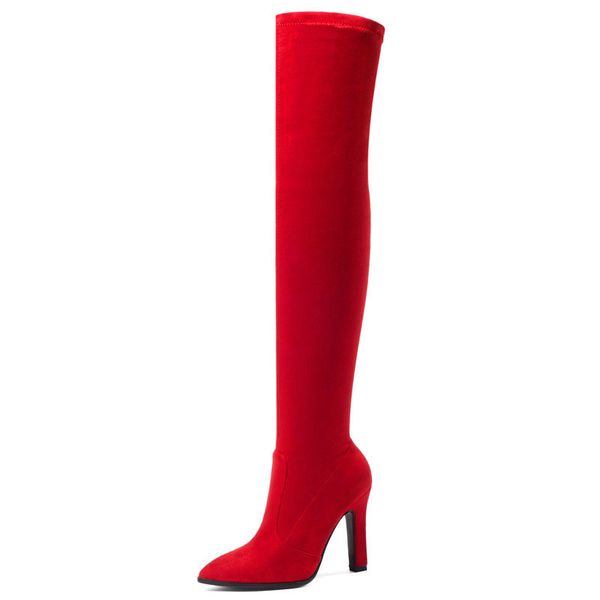 over the knee boots high heels women pointed toe slim boots ladies winter shoes black gray wine red tall 2020
over the knee boots high heels women pointed toe slim boots ladies winter shoes black gray wine red tall 2020