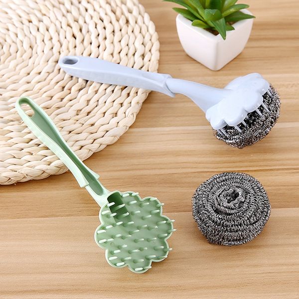 3pcs steel wire ball brush kitchen stainless steel scouring pad cleaning brush for dish sink pot pan(random color) other housekeeping orga
3pcs steel wire ball brush kitchen stainless steel scouring pad cleaning brush for dish sink pot pan(random color) other housekeeping orga