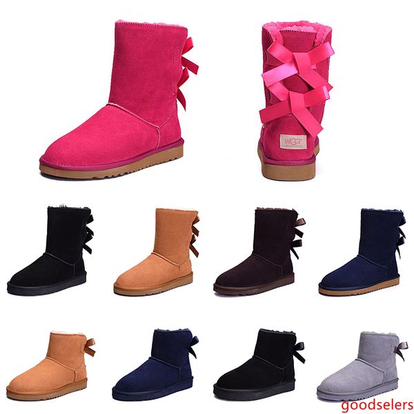women winter snow boots fashion australia classic half short bow boots ankle knee bowknot girl lady pink red grey boot 36-41
women winter snow boots fashion australia classic half short bow boots ankle knee bowknot girl lady pink red grey boot 36-41