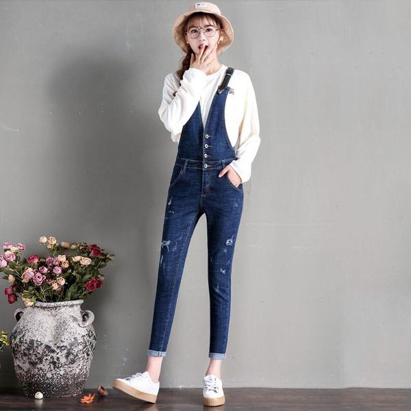 women's slim denim overalls 2018 new korean version of the nine pants tights retro blue one-piece pants size s l xl
women's slim denim overalls 2018 new korean version of the nine pants tights retro blue one-piece pants size s l xl
