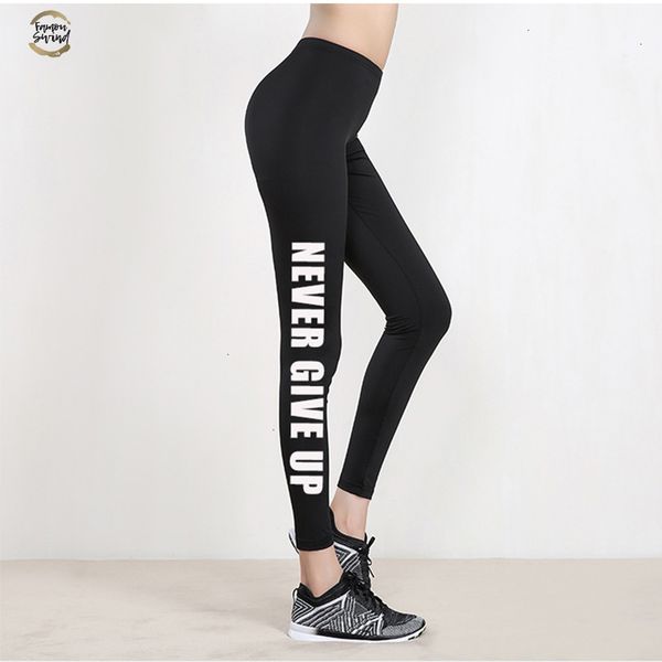 women 2019 leggings never give up printing legging spring fitness legging legins jogging activewear femme mujer pants plus size, Black
women 2019 leggings never give up printing legging spring fitness legging legins jogging activewear femme mujer pants plus size, Black