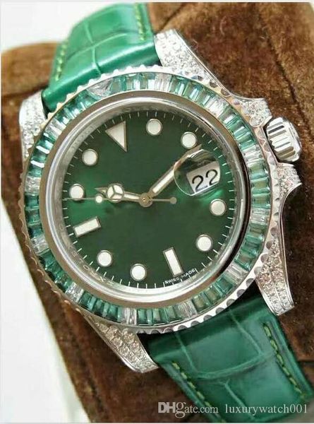 new arrival fashion mens watch green leather strap with diamond mens watches automatic movement mechanical watches leather strap wristwatch, Slivery;brown
new arrival fashion mens watch green leather strap with diamond mens watches automatic movement mechanical watches leather strap wristwatch, Slivery;brown