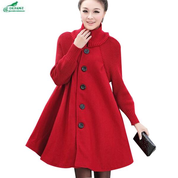 women's winter coats 2019 korean large size of women long paragraph loose autumn woolen coat cloak woolen coat okxgnz qq868, Black
women's winter coats 2019 korean large size of women long paragraph loose autumn woolen coat cloak woolen coat okxgnz qq868, Black