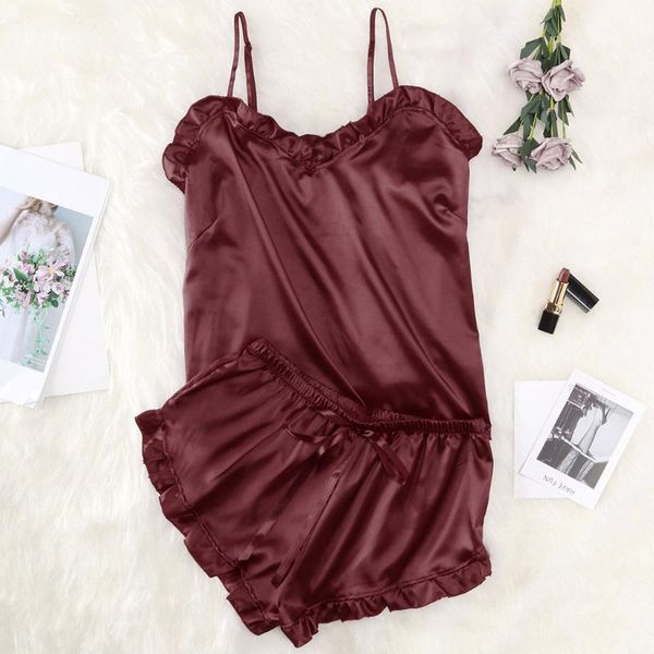 women solid color passion lingerie babydoll nightwear 2pc set nightwear home suit pajama set winter clothes 42, Black;red
women solid color passion lingerie babydoll nightwear 2pc set nightwear home suit pajama set winter clothes 42, Black;red