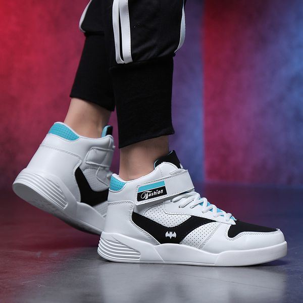 2020 new summer breathable korean version of the trend of men's sports and leisure wild high-canvas shoes white shoes tide, Black
2020 new summer breathable korean version of the trend of men's sports and leisure wild high-canvas shoes white shoes tide, Black