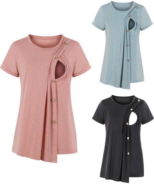 2020 short-sleeved stitching pregnant women breast-feeding button 2020 short-sleeved stitching pregnant women breast-feeding button t-sh, White
2020 short-sleeved stitching pregnant women breast-feeding button 2020 short-sleeved stitching pregnant women breast-feeding button t-sh, White