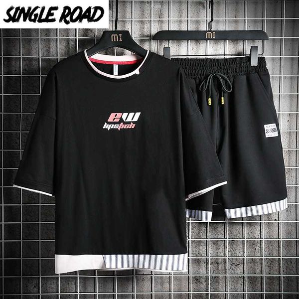 singleroad men's tracksuit men clothing 2020 striped patchwork streetwear t-shirt shorts sportswear hip hop 2 pieces set male, Gray
singleroad men's tracksuit men clothing 2020 striped patchwork streetwear t-shirt shorts sportswear hip hop 2 pieces set male, Gray