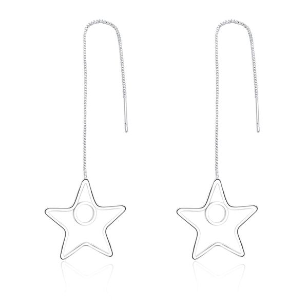 plated sterling silver fashion star pendant earrings dase887 size 11.8x2.1cm;new women's 925 silver plate dangle chandelier jewelry ear
plated sterling silver fashion star pendant earrings dase887 size 11.8x2.1cm;new women's 925 silver plate dangle chandelier jewelry ear