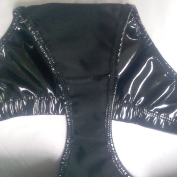 women plus size latex pvc shiny low-rise g-string panties g string micro thong t-back erotic lingerie gay wear, Black;white
women plus size latex pvc shiny low-rise g-string panties g string micro thong t-back erotic lingerie gay wear, Black;white