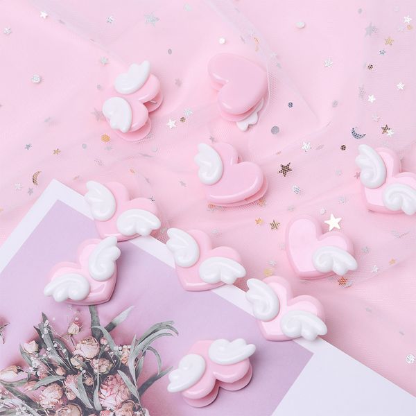 5 pcs/set cute diy clips mini lovely note clamp heart wing shape clip decoration p student stationery clip paper folder
5 pcs/set cute diy clips mini lovely note clamp heart wing shape clip decoration p student stationery clip paper folder