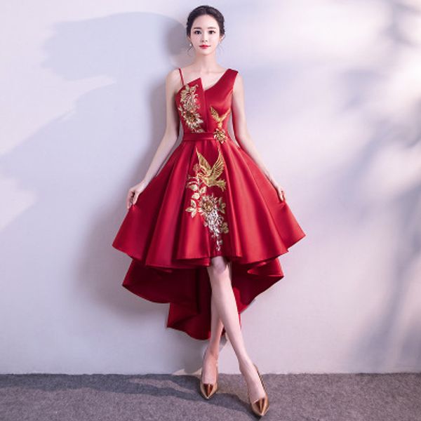 2020 chinese style women dress vintage wedding fashion designer luxury elegant work party casual nightclub dress, Black;gray
2020 chinese style women dress vintage wedding fashion designer luxury elegant work party casual nightclub dress, Black;gray
